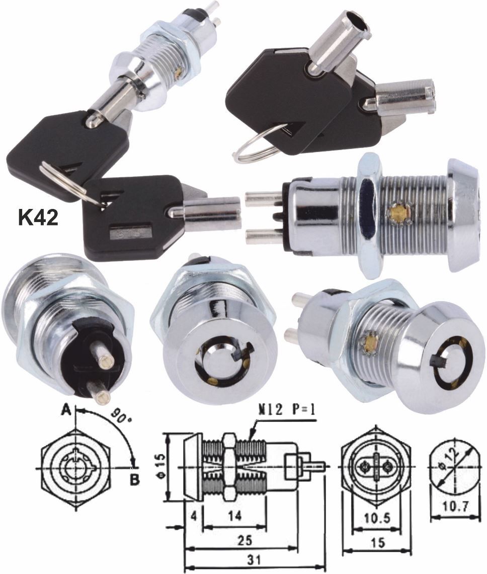 Interruptores con llave K42